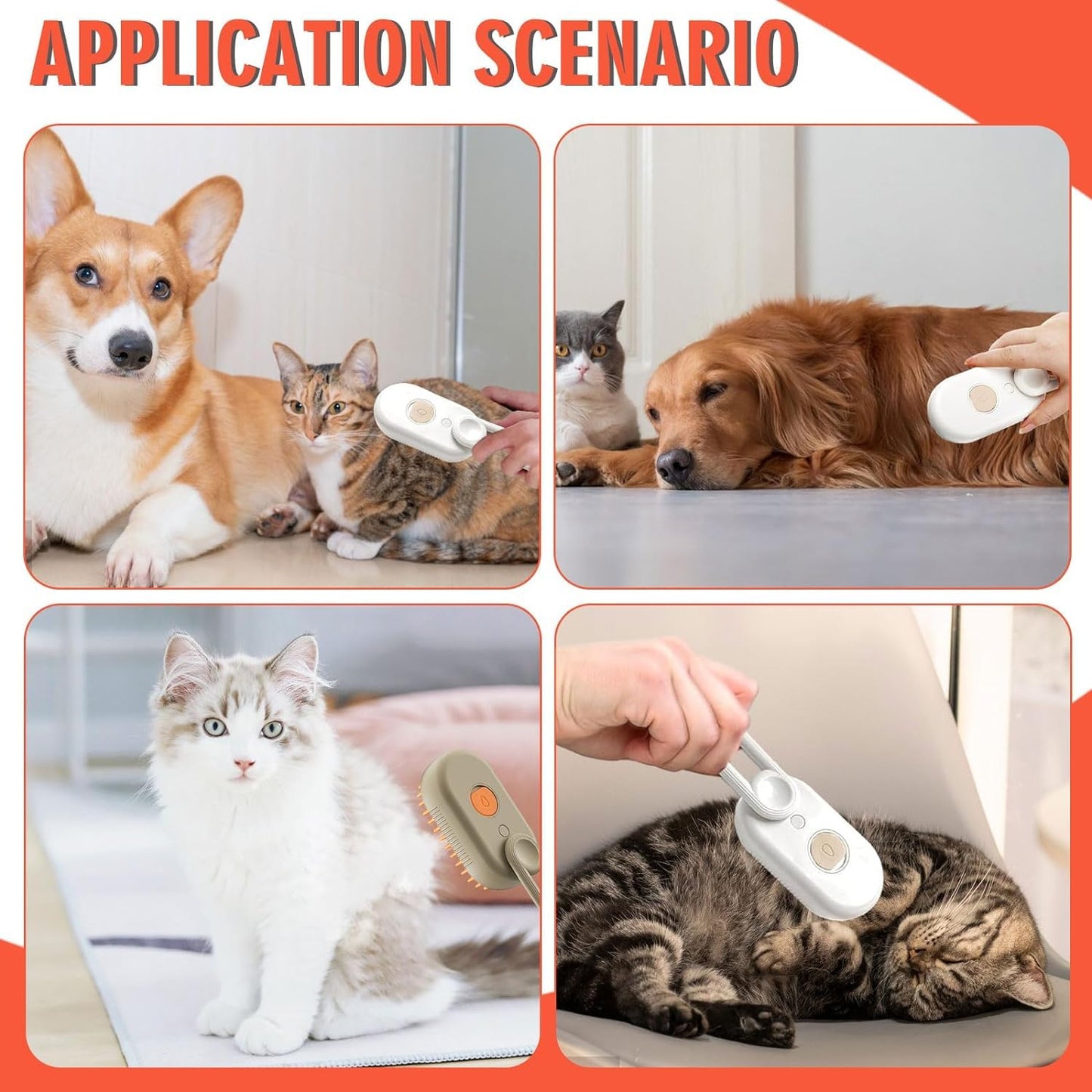 3 In 1 Pet Brush