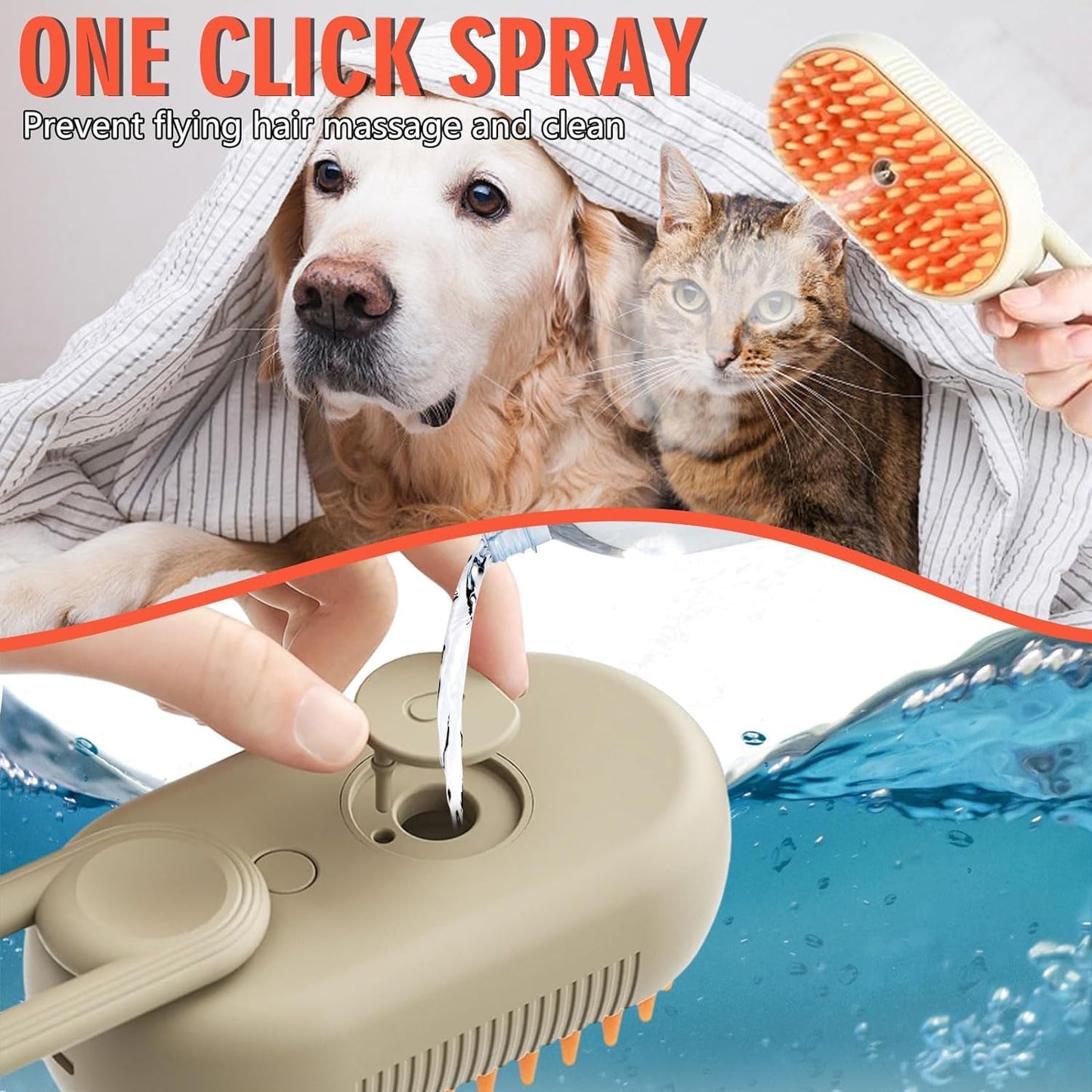 3 In 1 Pet Brush