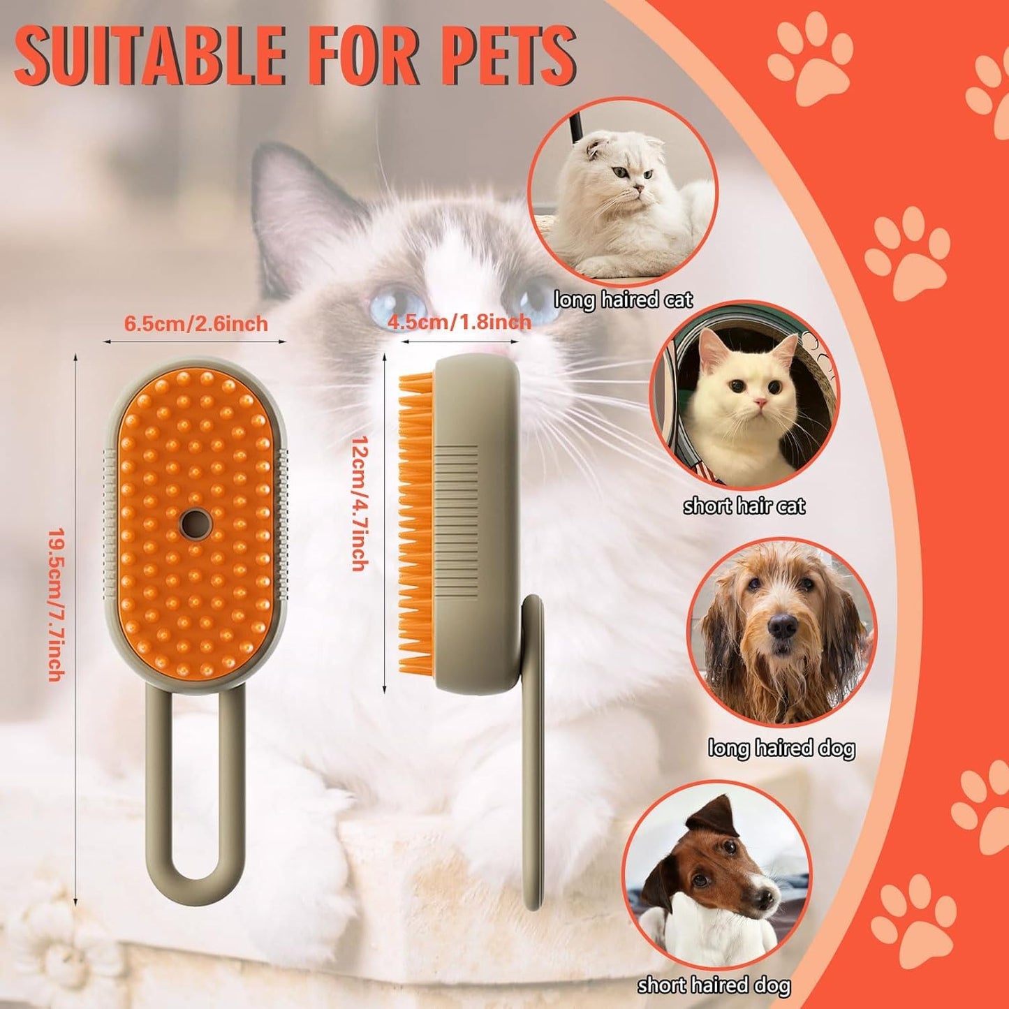 3 In 1 Pet Brush