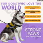 Personalized Dog Harness with Name & Phone Number Yellow