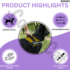 Personalized Dog Harness with Name & Phone Number Yellow