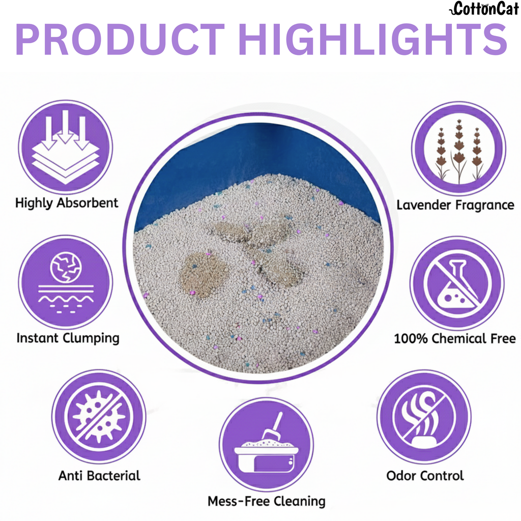 Lavender Natural Cat Litter