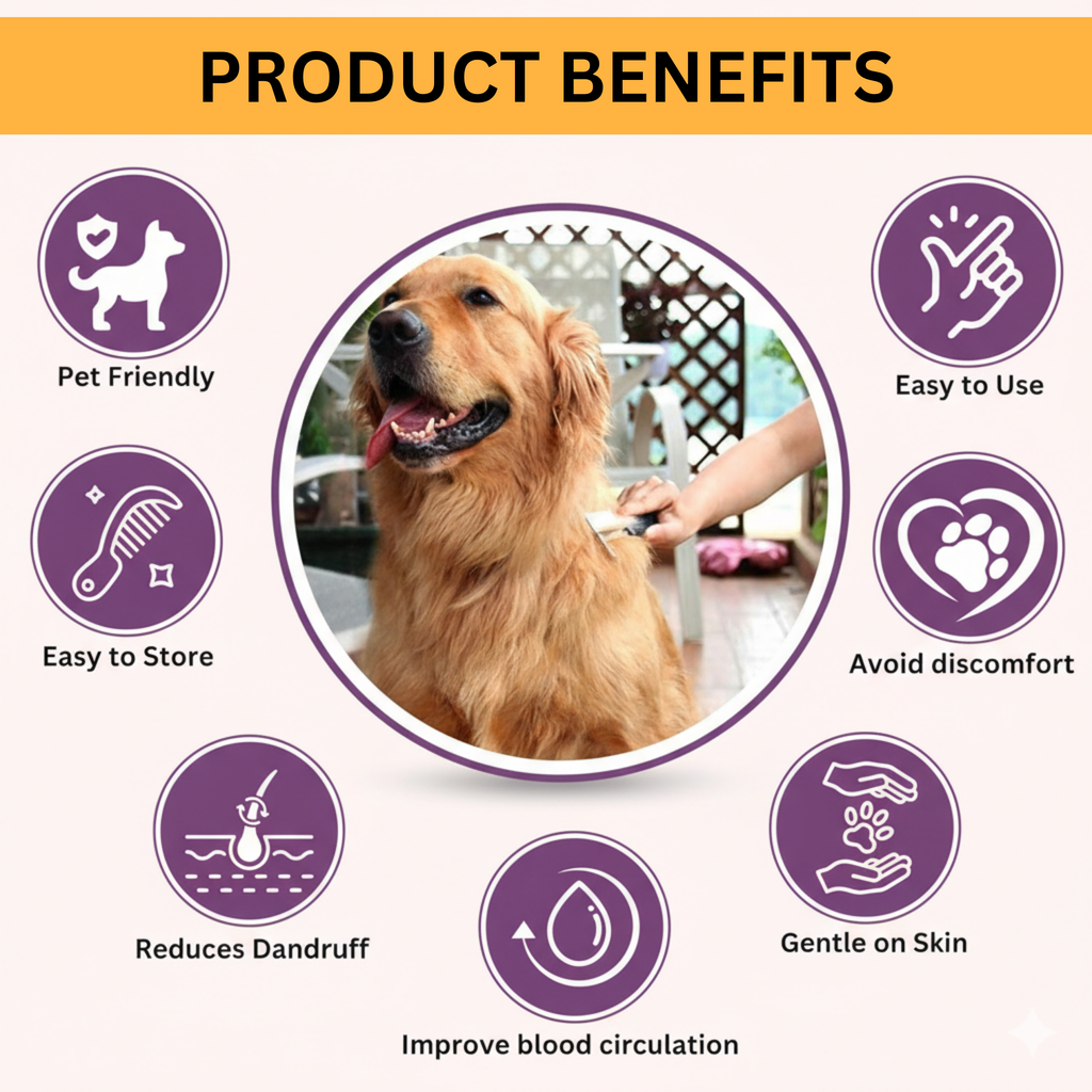 Double sided pet comb