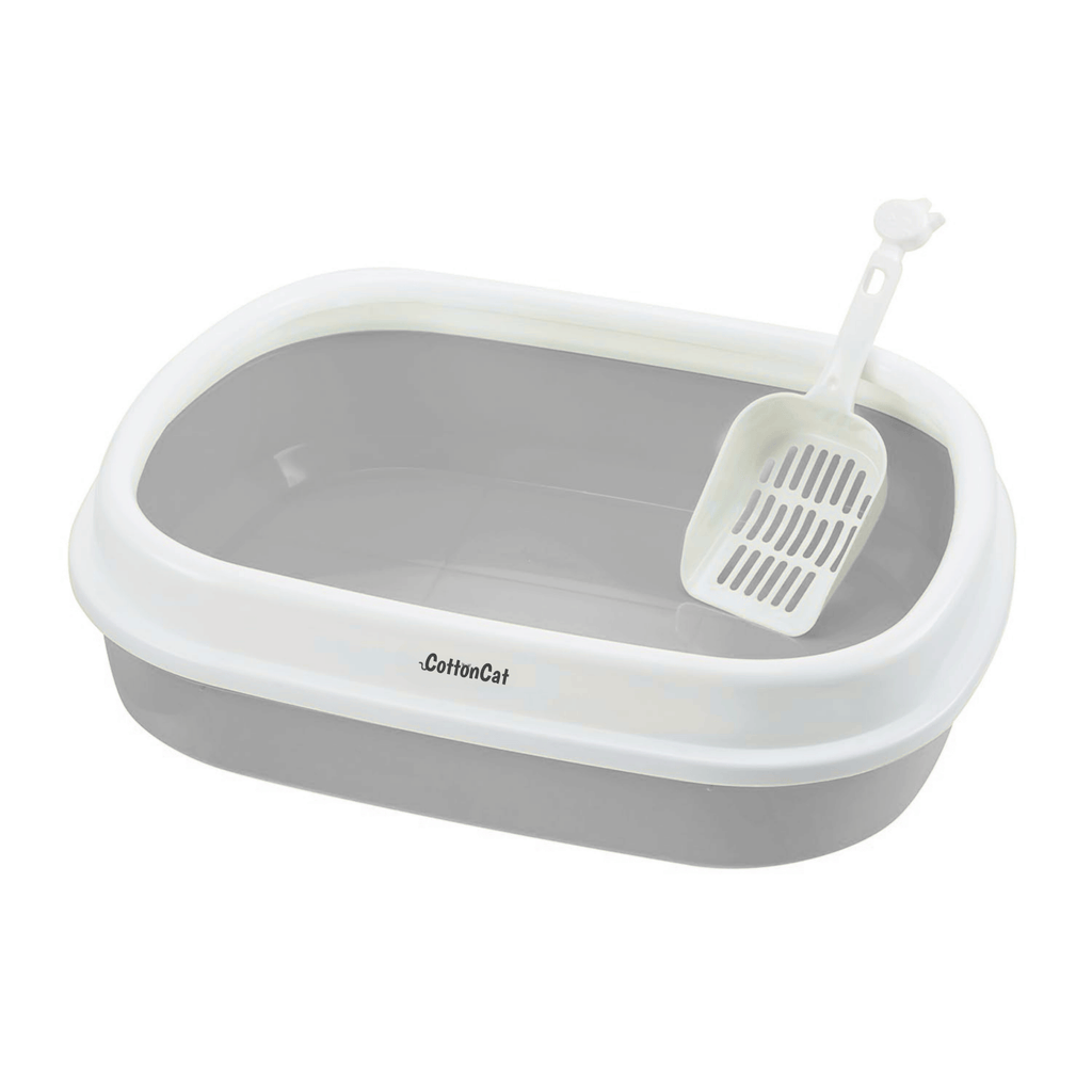 Cottoncat Grey Cat Litter Tray
