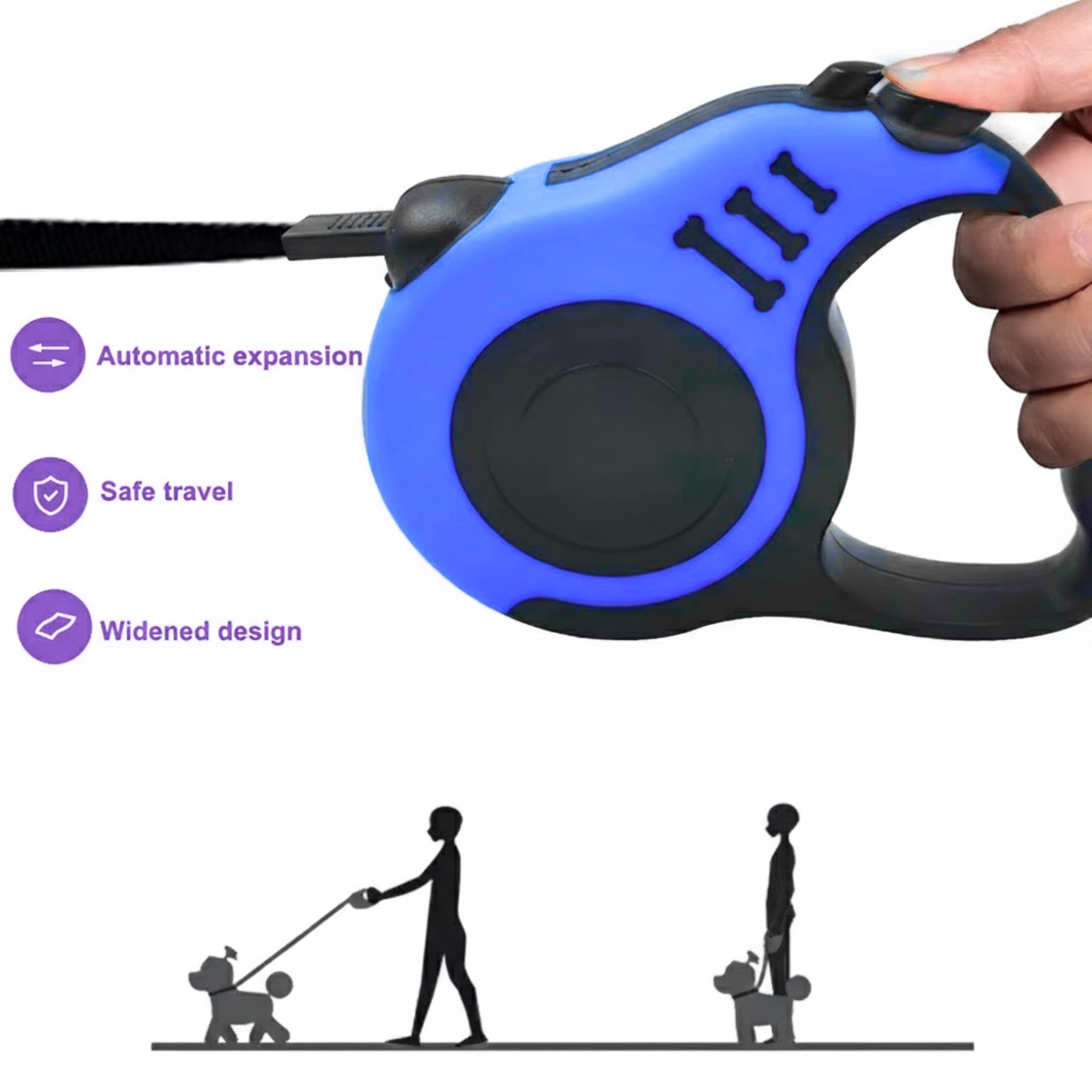Retractable Cat Dog Leash