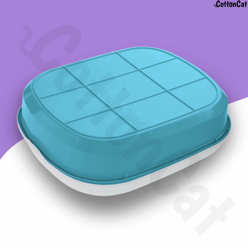 Cottoncat Blue Cat Litter Tray