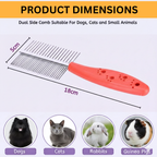 Double sided pet comb