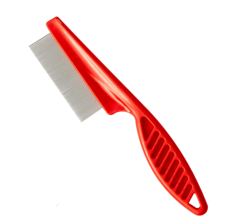 Image showcasing Fine-Tooth Flea Comb for Cats – Anti-Tick Grooming Brush with ...