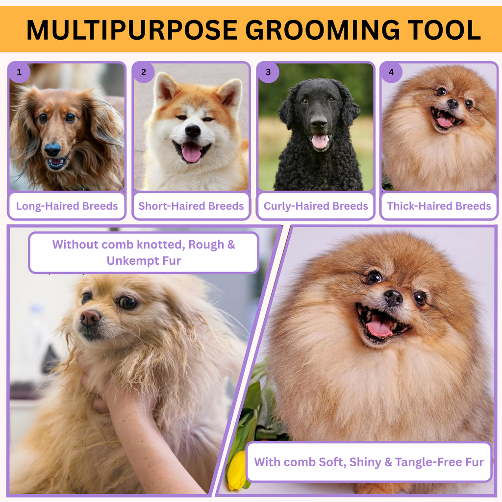 Double sided pet comb