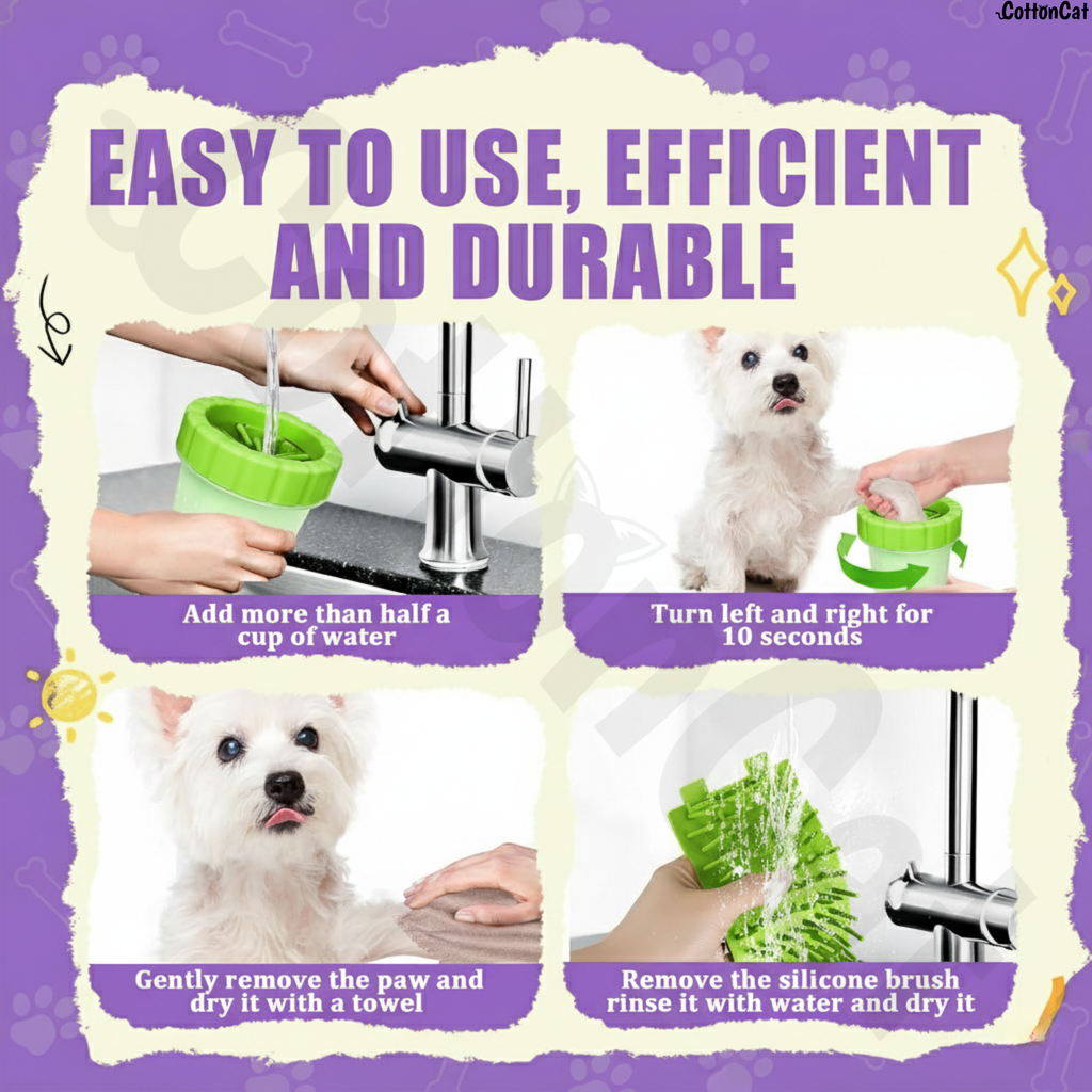 CottonCat Cat Feet/Paw Cleaner