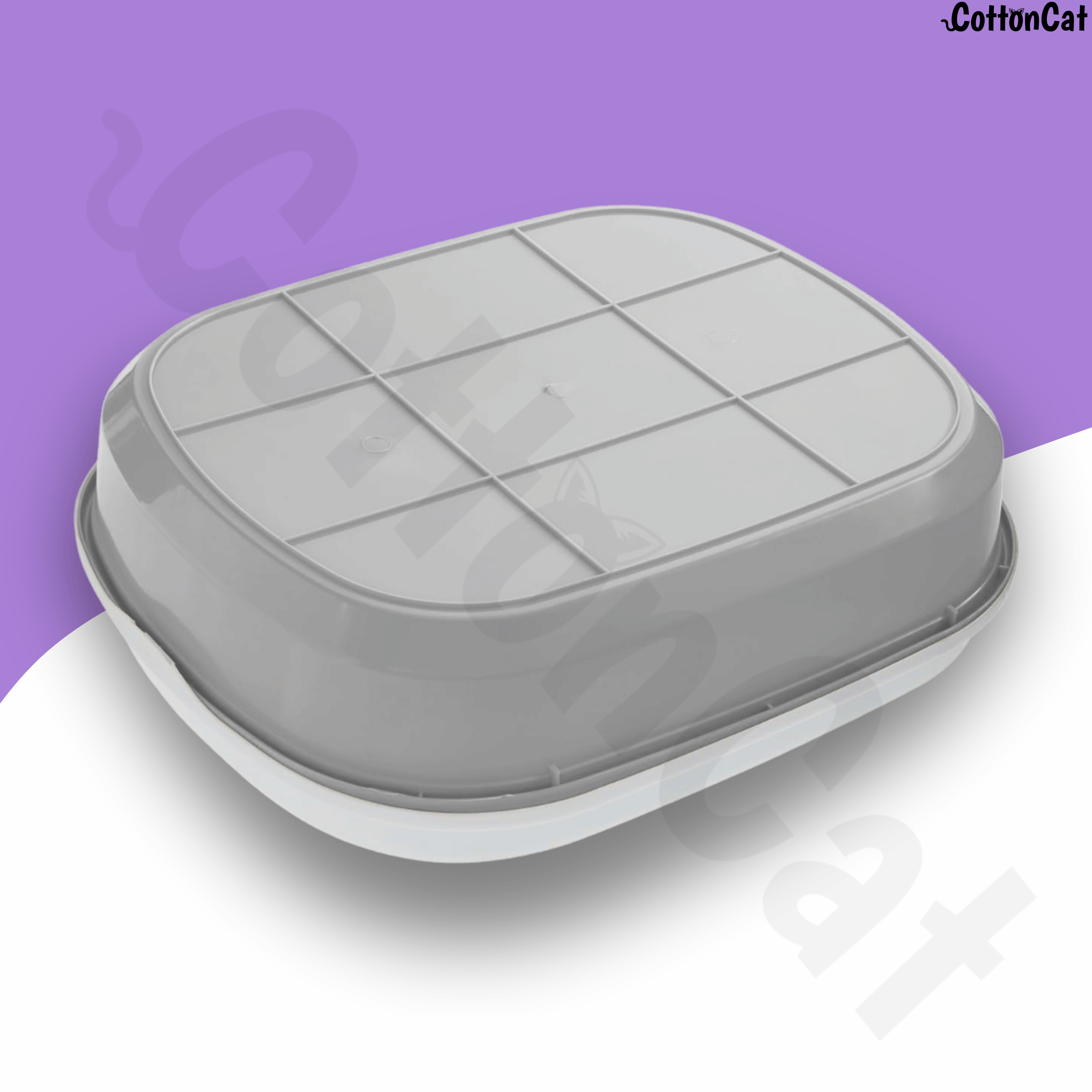 Cottoncat Grey Cat Litter Tray