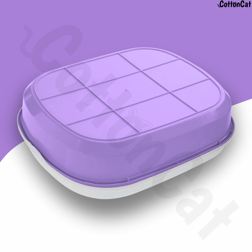 Cottoncat Purple Green Cat Litter Tray