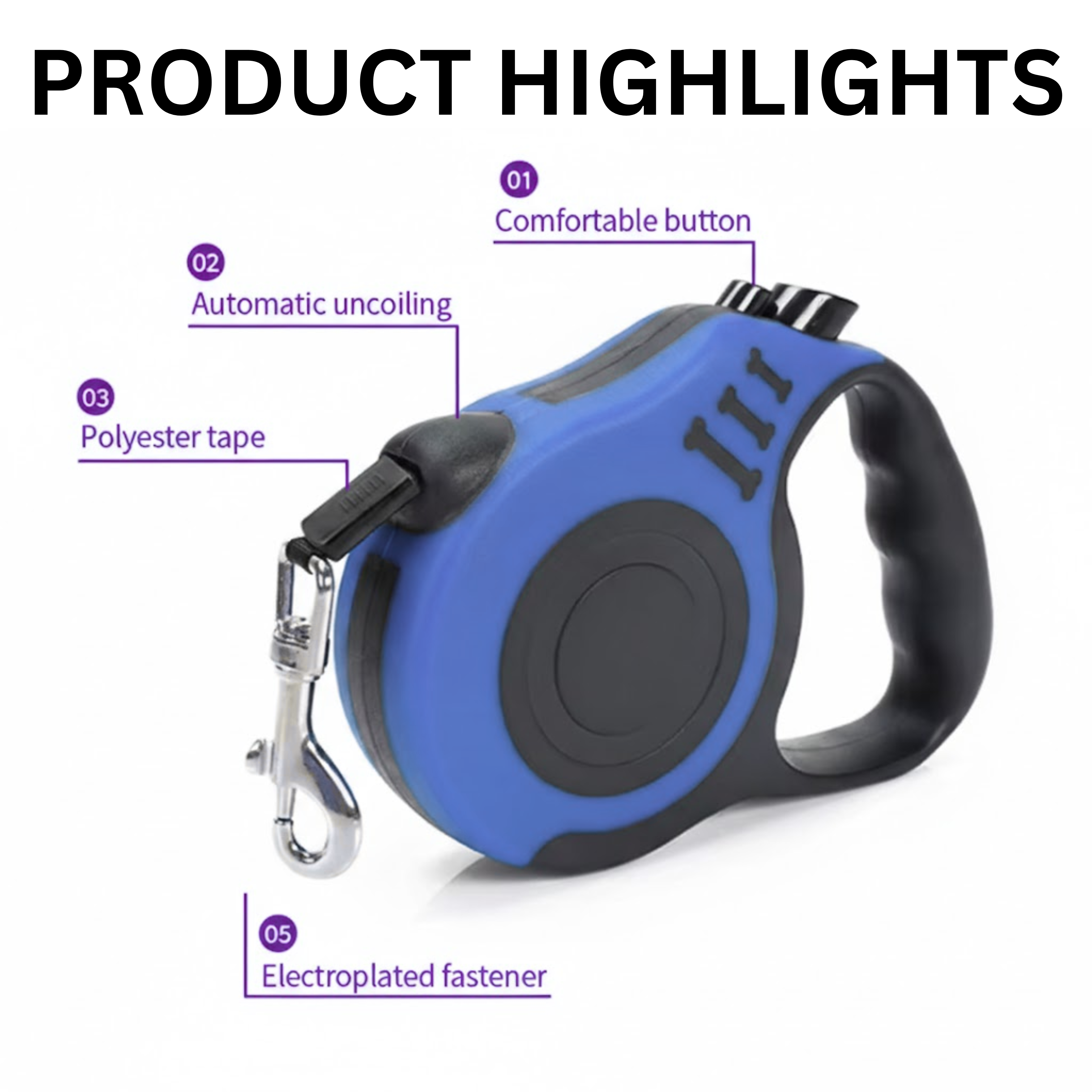 Retractable Cat Dog Leash