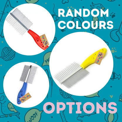 Double sided pet comb