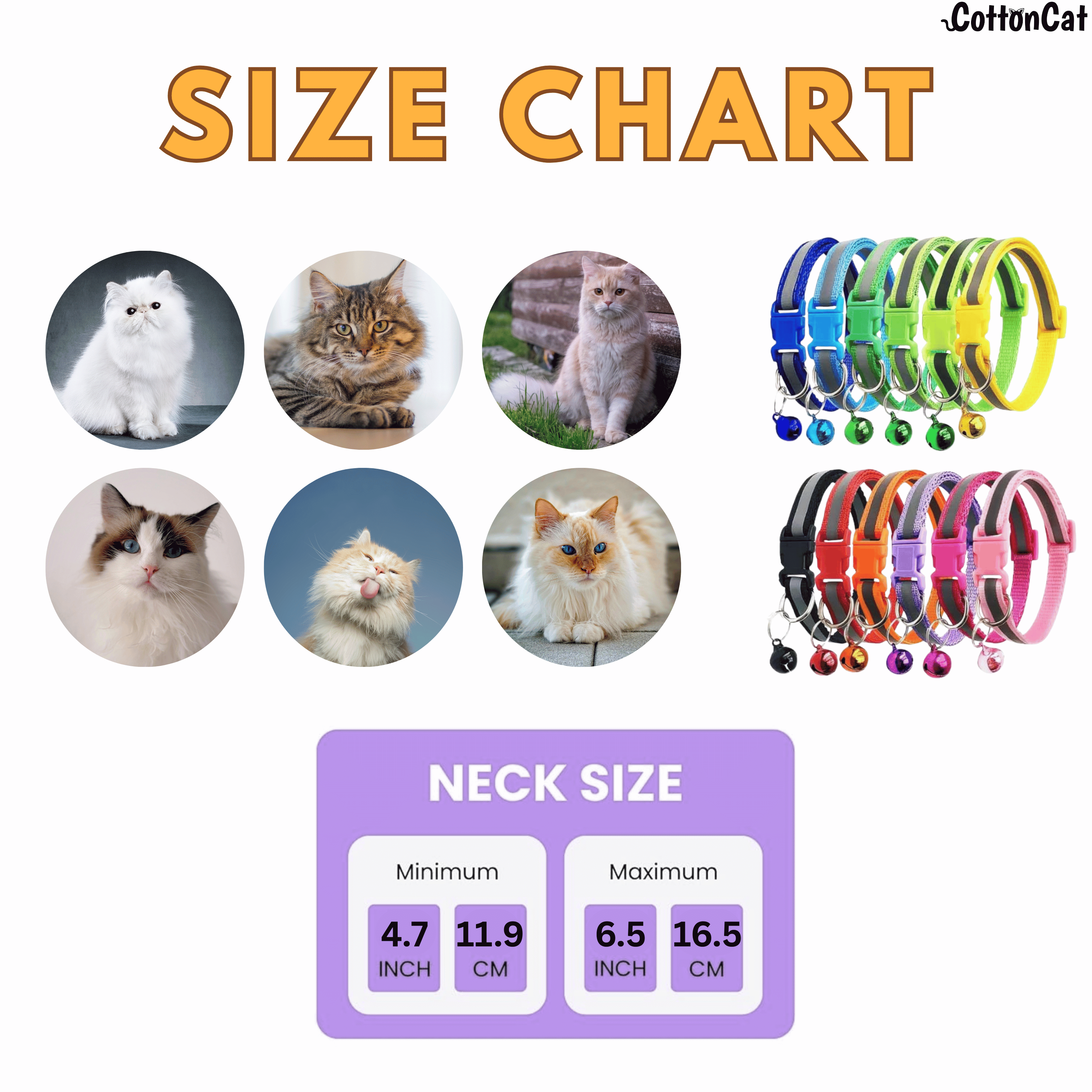Cat & Dog Reflective Collar With Bell