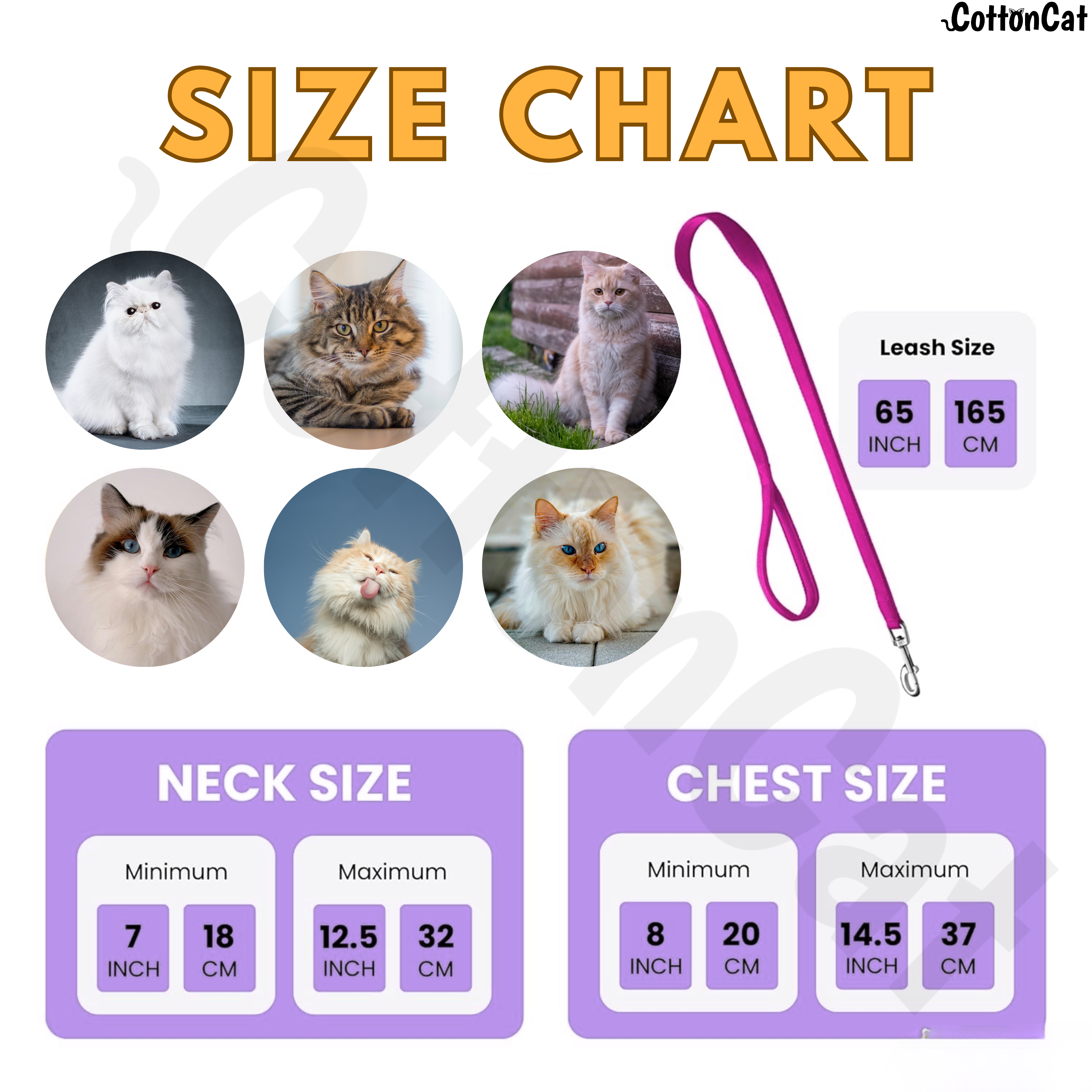 CottonCat Cat Harness Combo of 2