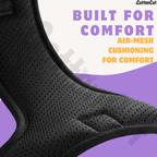 Cat Dog Reflective Harness Black