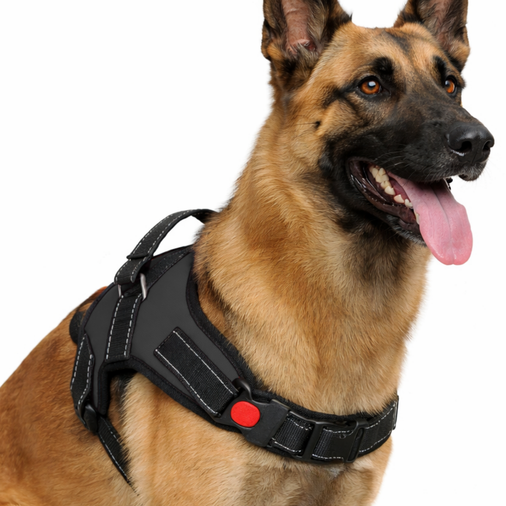 Cat Dog Reflective Harness Black