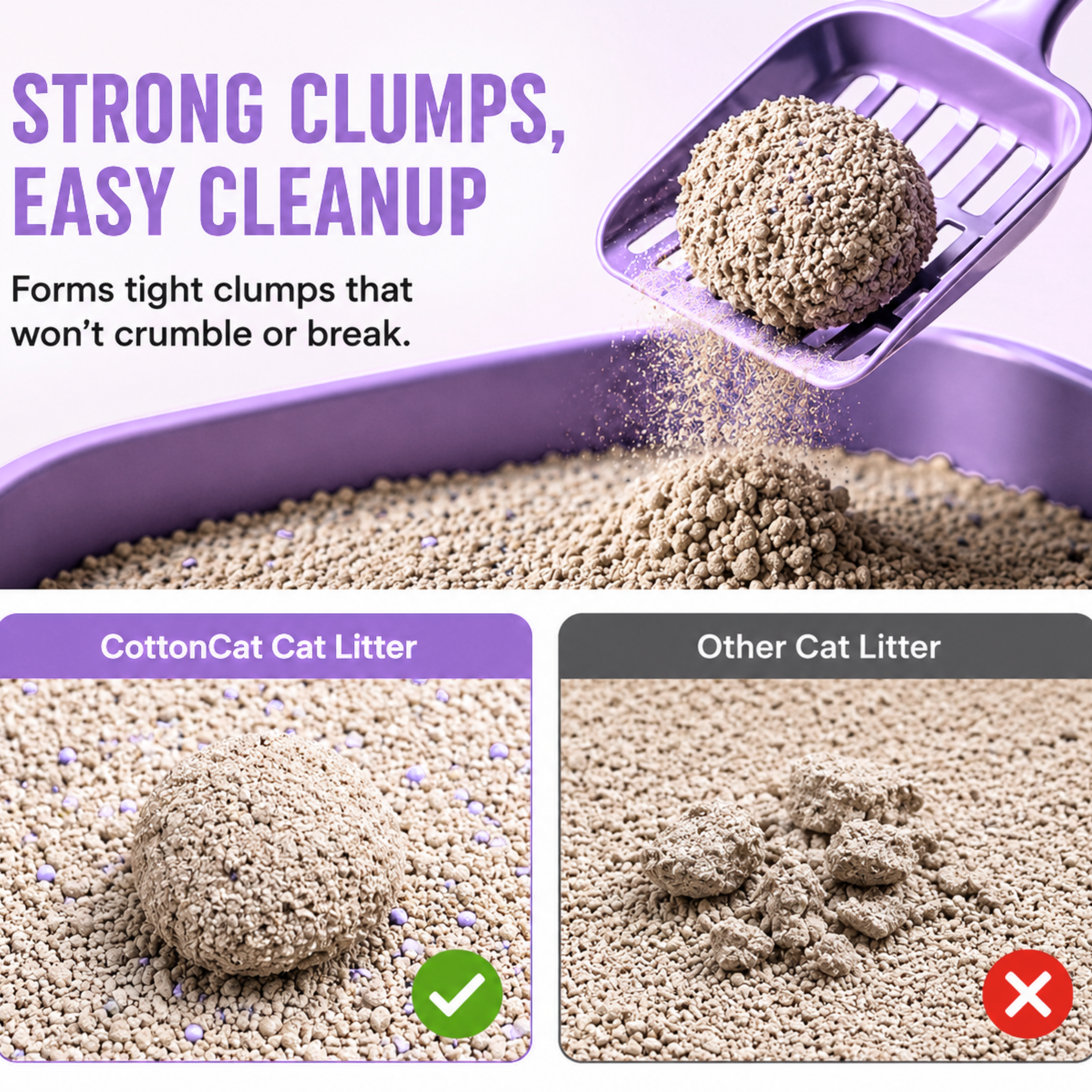 Lavender Natural Cat Litter