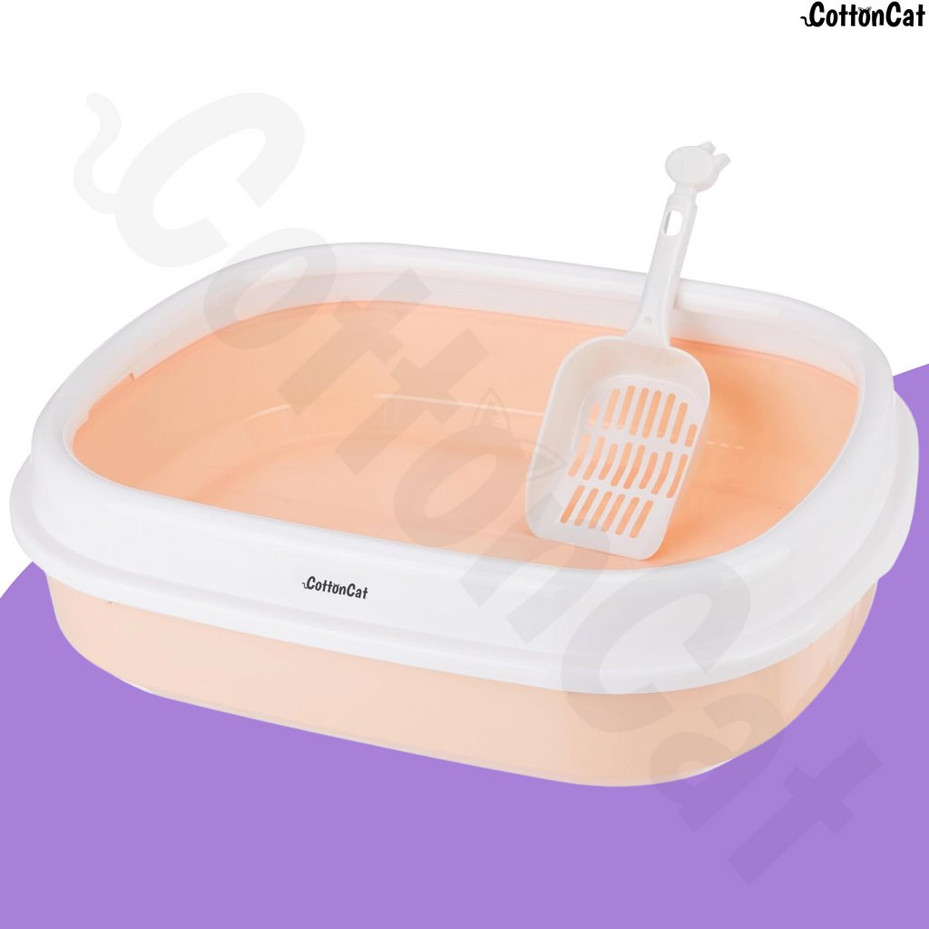 Cottoncat Peach Cat Litter Tray