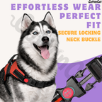 Cat Dog Reflective Harness Red