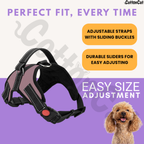 Cat Dog Reflective Harness Light Pink