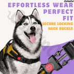 Cat Dog Reflective Harness Yellow