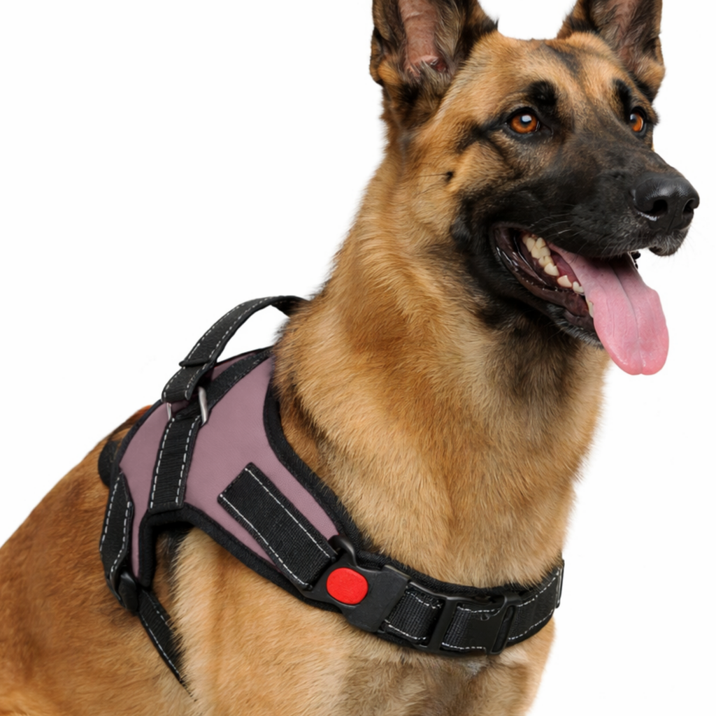 Cat Dog Reflective Harness Light Pink