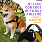Cat Dog Reflective Harness Yellow