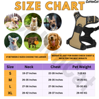 Dog Cat No Pull Harness With Reflective Leash Beige