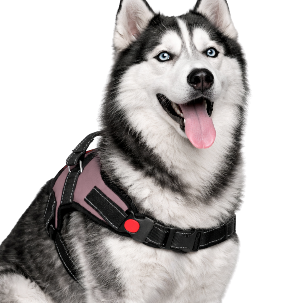 Cat Dog Reflective Harness Light Pink