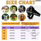 Personalized Dog Harness with Name & Phone Number Black