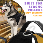 Cat Dog Reflective Harness Yellow