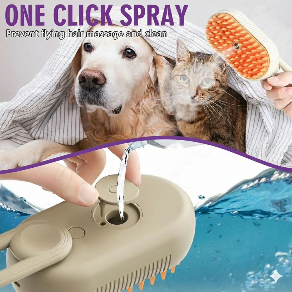 3 In 1 Pet Brush