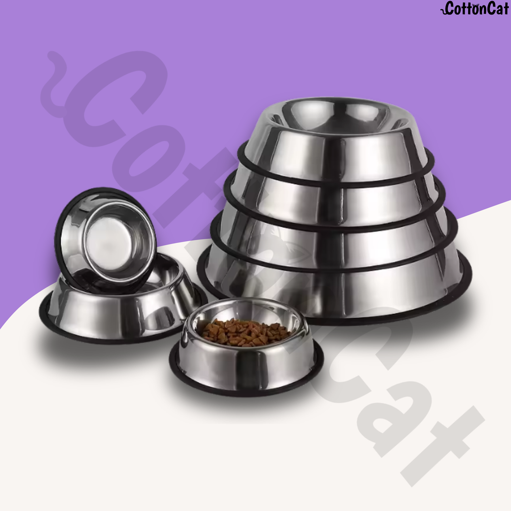 CottonCat Stainless Steel Cat Bowl
