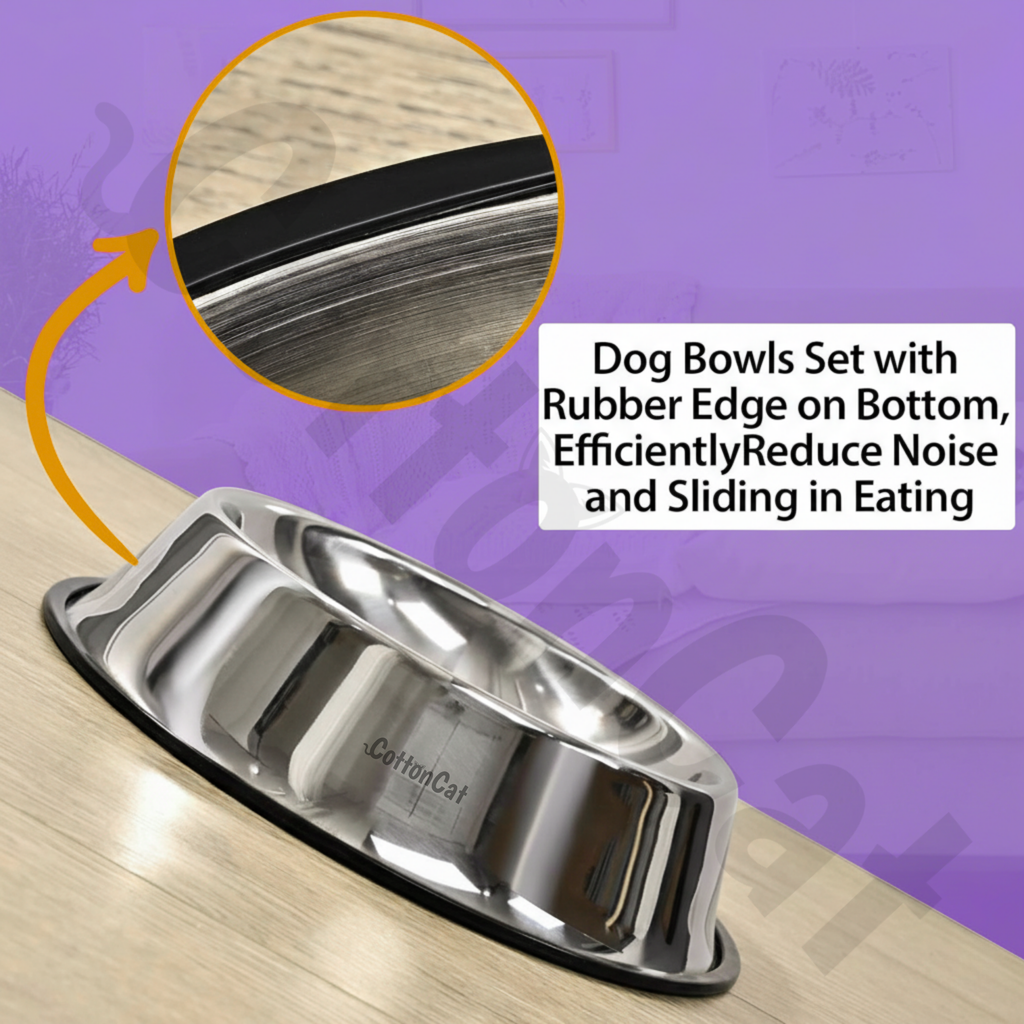 CottonCat Stainless Steel Cat Bowl