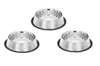 CottonCat Stainless Steel Cat Bowl Pack Of 3