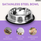 CottonCat Stainless Steel Cat Bowl