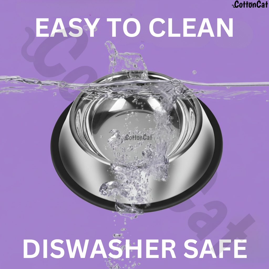 CottonCat Stainless Steel Cat Bowl